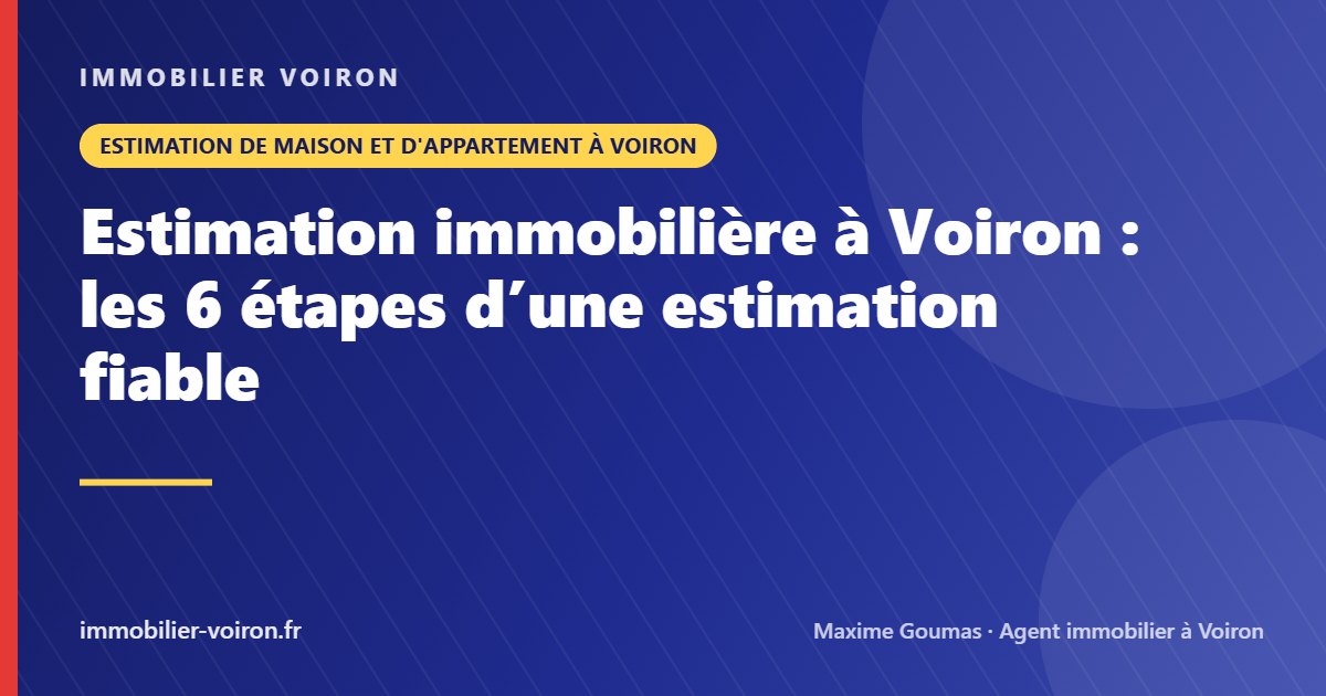 Estimation immobilière à Voiron : les 6 étapes d’une estimation fiable (Immobilier Voiron)