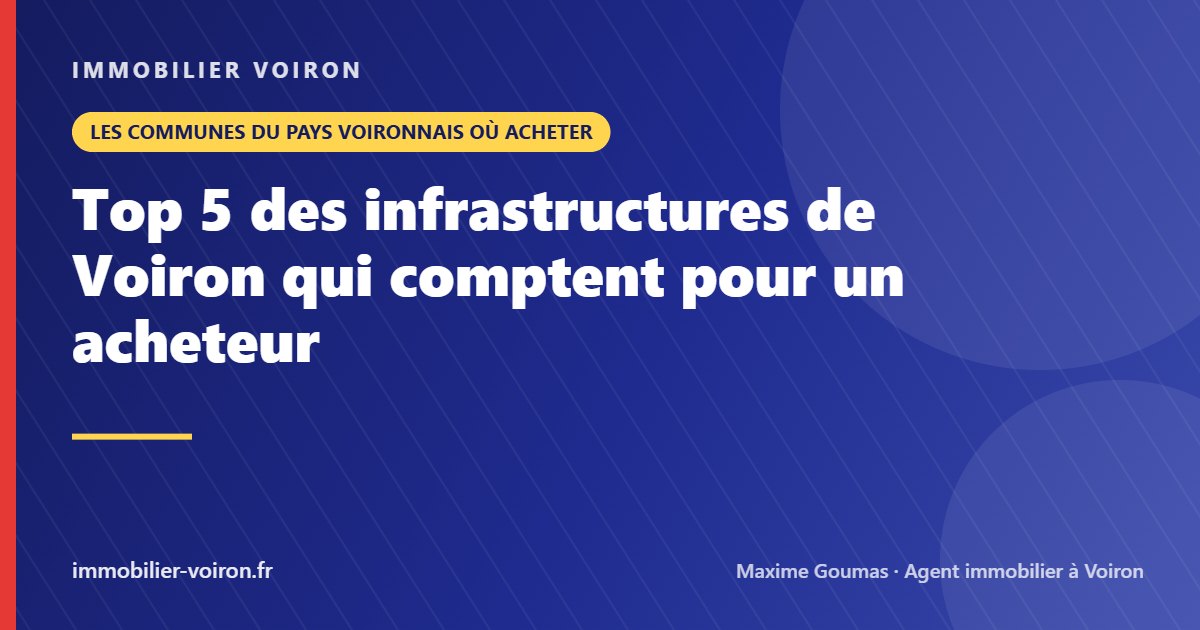 Top 5 des infrastructures de Voiron qui comptent pour un acheteur (Immobilier Voiron)